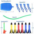 Children's Air Rocket Foot Pump Launcher Accessories Set Outdoor Pressure Pedal Rocket Toys Children's Jumping Sports Game . 