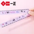 1pcs Sanrio Kuromi Image Rotating Folding Ruler 30cm Cartoon Children's Primary School Student Multi functional Ruler Stationery. 
