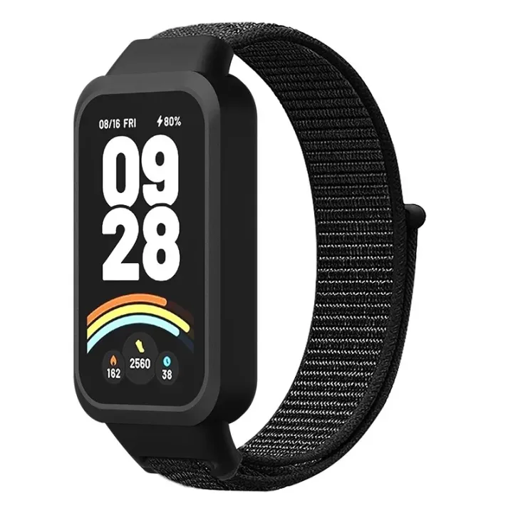 Nylon%20Loop%20Strap%20For%20%20Band%209%20Active/Redmi%20Band%203%20Comfortable%20Replacement%20Bracelet%20wristband%20For%20%20Band%209%20Active%20Belt%20-%20Image%202