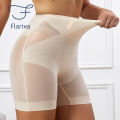 Flarixa Seamless High Waist Shorts Panties For Women Tummy Control Hip Lift Ice Silk Safety Pants Underwear Boyshorts Boxer.