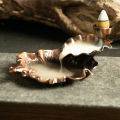 Incense Waterfall, Incense Cone Burner Frog or Fish Backflow Insense Burner Metal Incense Burner Aromatherapy Ornament Home Yoga.