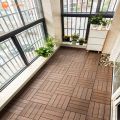 (New) 1Pcs Wood Plastic Flooring Splicing Waterproof Balcony Outdoor Balcony Flooring Kit, Durable and Easy To Clean. 