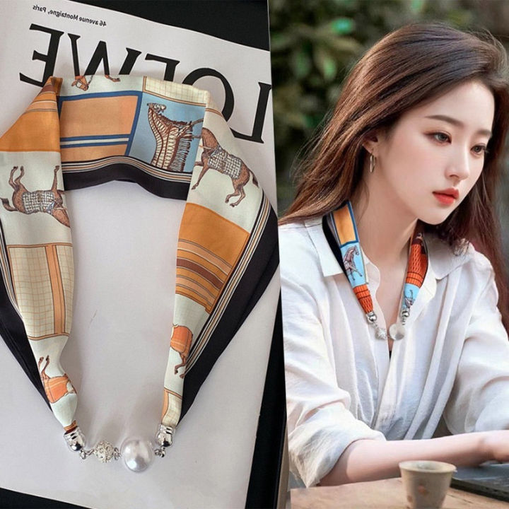 New%20Luxury%20Design%20Magnetic%20Pearls%20Button%20Silk%20Scarf%20Women%20Summer%20Neck%20Ornament%20silk%20Scarves%20Lady%20Shirt%20Sunscreen%20Decoration%20Gift%20-%20Image%205