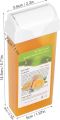 Depilatory Wax Roller,Wax Strips Roll on Wax Bikini 100g Professional Roller Depilatory Wax, Wax roll Refill, Wax Roller, Home Hair Removal Large Area Body Hair Removal Wax Roller for Men and Women. 