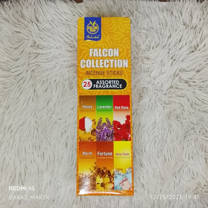 Shakunthala%20Falcon%20Collection%20Incense%20Stick%20Agarbatti%20-%20Square%20Box%2025Pack%20with%2025%20Assorted%20Flavours%20(%20New%20Packet)%20-%20Image%202