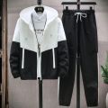 Men's Stretchable Summer Jacket and Joggers Set Of 2 Pieces. 