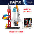 Creative Aerospace Series Building Blocks Space Rocket Craft Launch Center Station Base Set Bricks Toys For Boys Christams Gifts. 