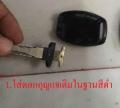 Honda 3 keys for Honda Accord ,Civic ,CRV with black H logo + New Push Button ** can put the original flower from the center **. 