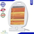Infrared Heater, Electric Infrared Heater with 2 Power Levels, Tilt Protection, Overheating Protection, Ideal for Living Room, Bedroom, Office (White) Space Heater 400 Watt / 800 Watt. 