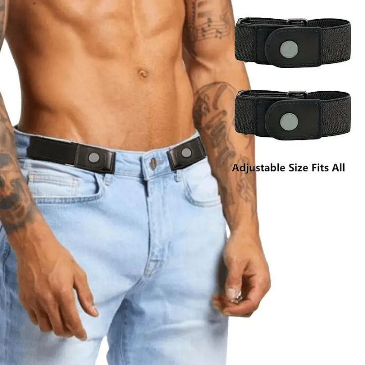 2pcs/set%20No%20Buckle%20Elastic%20Belt%20For%20Women%20Men%20Unisex%20Stretch%20Belt%20For%20Pants%20Jeans%20Casual%20Buckle%20Free%20Adjustable%20Invisible%20Belt%20-%20Image%202