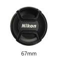 Lens Cap 67mm use for, nikon 18-140, 18-135, 18-105, 17-50 2.8 & more Lenses..... 