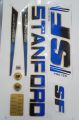 NEW 3D SF [STANFORD] Blue & Balck Edition Cricket Bat Sticker For Professional players. 