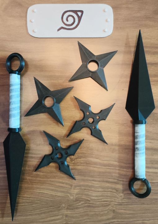 Naruto Shippuden Anime Ninja Kunai Shuriken Tools Playset