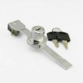 Sliding Glass Door Ratchet Lock JCBIZ Glass Lock Terrarium Showcase Display Case Cabinet Sliding Glass Push Door Locks with Keys Furniture Hardware Universal Key Type Sawtooth Lock. 