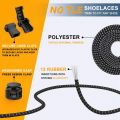 Round Elastic Shoelaces Suitable For Various Shoe Accessories No Tie Shoelace Fixed Stretching Locking Lazy laces 1 Pair. 
