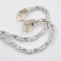 KZ 8 Core Silver Blue Cable Hybrid 784 cores Silver plated Upgrade Cable Earphones Wire For KZ EDXPRO ZS10PRO Decet PRX ZAR. 