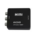 1080p HD RCA to HDMI Converter – AV to HDMI Adapter with Plug-and-Play, Full HD Video/Audio & Universal Compatibility. 