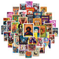 50pcs Rock Music Pop Graffiti Stickers Cool Fashion Tide Brand Classic Stickers Laptop Diy Car Pvc Decal Decor Stickers. 