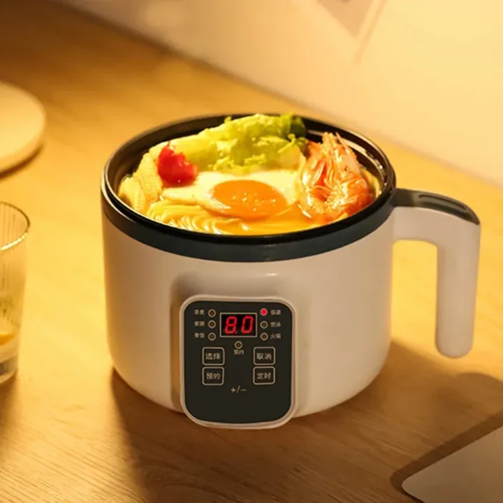 1.7L Electric Rice Cooker Single Double Layer Multi Cooker Home Smart ...