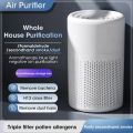 Air Purifier Smoke Odor Negative Ion Generator Household HEPA Air Purifier Efficient Purifying Air Formaldehyde for Car and Room.