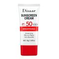 DISAAR 50+ MOISTURIZING SUNSCREEN

With Kojic Acid, Ceramide & Vitamin E Brightening And Moisturizing UVA/UVB Sunscreen- 50g. 