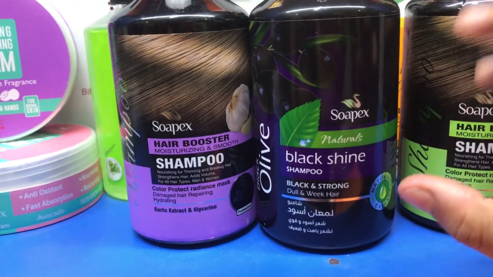 Soapex Hair Booster Shampoo 800ml | For Healthy Looking Hair