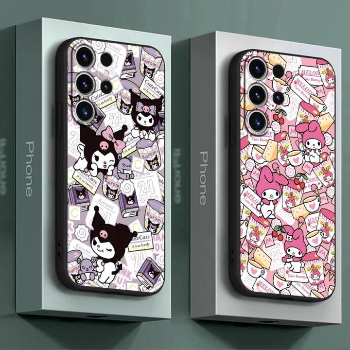 Cute Sanrio K-uromi Phone Case for Samsung Galaxy S21 FE S25 S22 Plus S20 S23 Ultra S24 Ultra S21 5G S23 Plus Silicon Cover