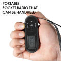 DSP Mini Portable 1.1inch LCD Digital FM Radio Music Player Black with Earphone. 