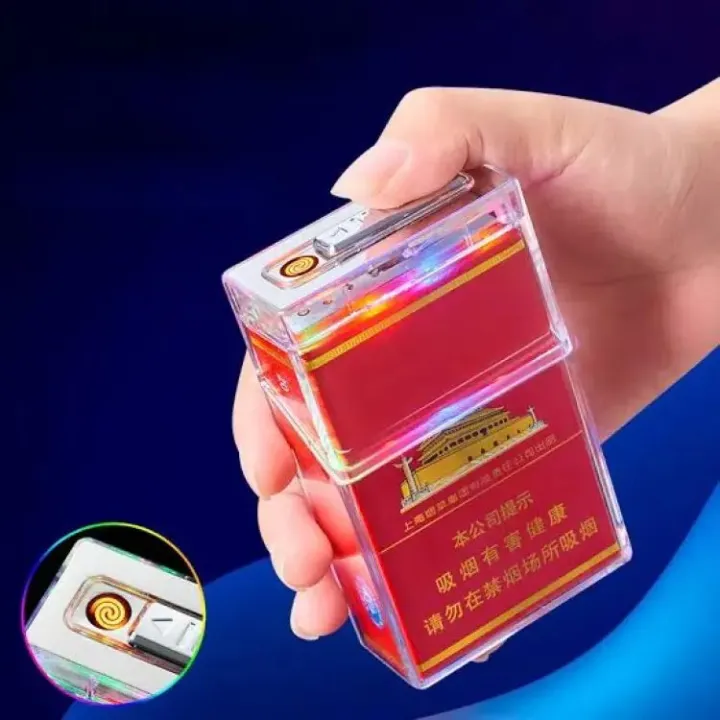 Transparent%20Cigarette%20Case%20With%20Rechargeable%20Electric%20Lighter%20-%20Image%204