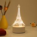 1pc Night Light Creative Acrylic Bedroom Bedside LED Table Lamp Holiday Event Gift System Gifts. 