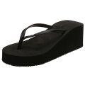 Lightweight Wedges Flip Flops for Women 2025 Summer Thick Bottom Beach Slippers Woman Comfortable Clip Toe Sandals Female. 