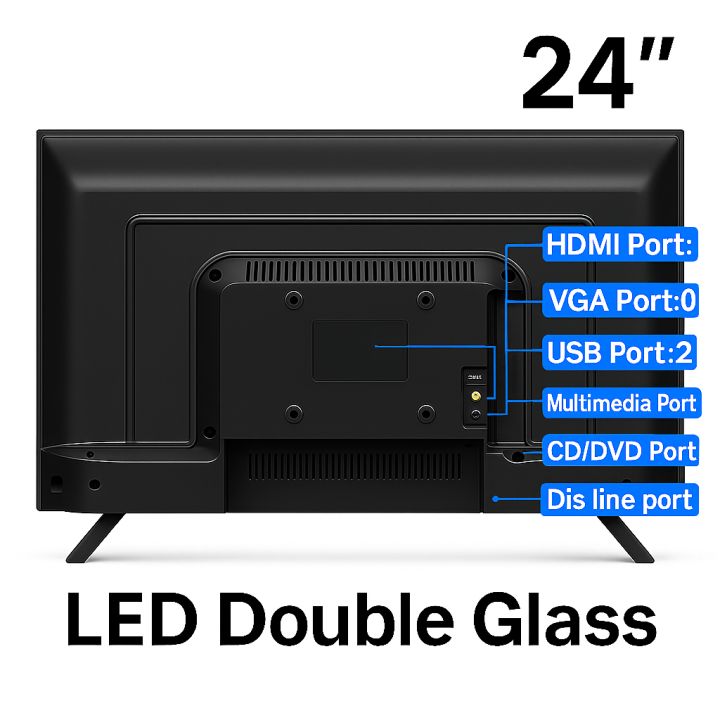 mme%20tv%2024"%20HD%20LED%20Double%20Glass%20BASIC%20TV%20-%20Image%203