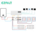 Gas Boiler Central Heating Wiring Hub Controller System Smart WiFi Tuya Thermostat 8 Chamber Valve Actuator Water Floor Heating. 