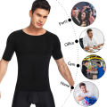 1/2 PCS Men Body Shaper T-Shirt Slimming Shapewear Corrective Posture Belly Control Compression Man Modeling Underwear Corset. 
