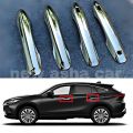 Chrome nikel Outer handle cover Abs for toyota corolla cross, yaris cross, prius, harrier high quality. 