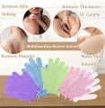 Bath Gloves Exfoliating Nylon Double Sided for Beauty Spa Massage Dead Skin Shower Scrubber Bath Accessories. 