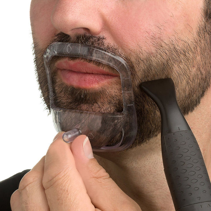 5pcs/set%20Transparent%20Beard%20Styling%20Tool%20And%20Shaving%20Template%20For%20Men%20Mustache%20Styling%20Shaper%20-%20Image%202