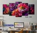 5Pcs In 1 Set Wall Canvas Art Ready to Hang for Living Room or Bedroom Home Decoration On Wall Canvas Painting Wall. 