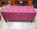 storage box sitter sofa.velvet fabric.