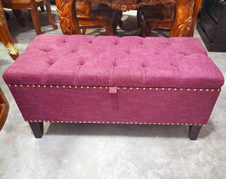 storage box sitter sofa.velvet fabric