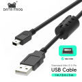 Data Frog USB A to Mini B 5Pin Durable Cable Fast Charge Sync Cord for PS3 DualShock 3 Wii U Pro PSP1000/2000/3000 NDSi. 