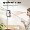 Oatsbasf Tablet Stand Height Adjustable Tablet Floor Holder for iPad/for iPad Pro/for iPhone/for Samsung/or 4.7-12.9'' Devices.
