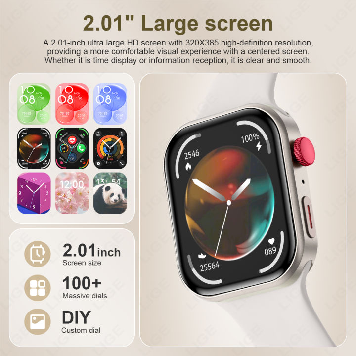 LIGE%20Three%20Straps%20Smartwatch%20Women%202.01-inch%20Large%20Screen%20Smart%20Watch%20Bluetooth%20Call%20Heart%20Rate%20Health%20Monitor%20Men%20Sport%20Tracker%20-%20Image%203