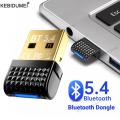 USB Bluetooth 5.4 Adapter Transmitter Bluetooth Receiver Audio Bluetooth Dongle Wireless USB Adapter for Computer PC Laptop. 