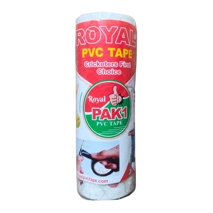 Royal PVC Tape – Strong Adhesive PVC Tape for Electrical Insulation & Cricket Ball – Durable, Waterproof & Long-Lasting Multipurpose Stationery Tape