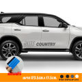 Fortuner all-in-one Fortuner Fortuner sticker, side stickers, SUV country stickers, Fortuner stickers. 