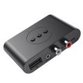 B21 NFC Bluetooth Music Receiver Car Hands Free Support USB Flash Drive Playback Dual Output One Tow Two Audio Receiver 3.5 AUX.