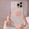 Clear Case with Pink Bow for iPhone 15 14 13 12 11 Pro Max Plus 7 8 SE XS, Cute Transparent Stylish Shockproof Protective Cover. 