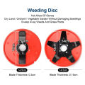 Dual-use Weeding Blade Cutters Disc Multi-functional Weeder Plate Lawn Mower Trimmers 2/5 Teeth Blades Hedge Grass Trimmer Head.