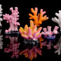 Artificial Coral Fish Tank Decoration Emulates Starfish Resin Reef Landscape Aquarium Decoration Craft Tabletop Decoration.